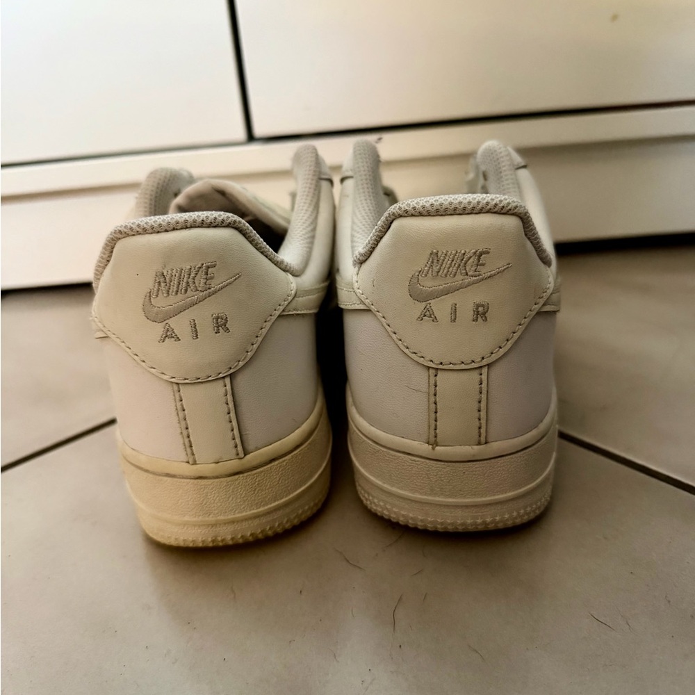 Nike Kids Cream and White Sneakers